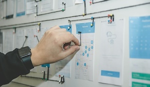 Strategic mapping on a whiteboard